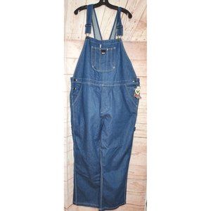 Craftsman Big Men Teflon Fabric Oil Water Stain Repellant Denim 44x30 Overalls